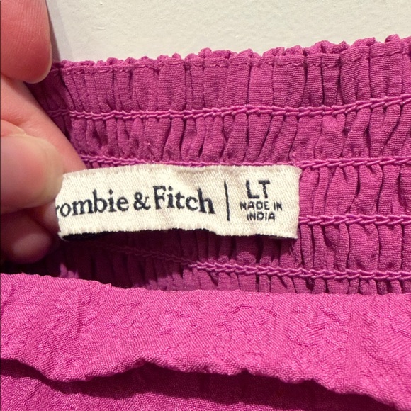 Abercrombie & Fitch Fuchsia Smocked Dress - Picture 2 of 4